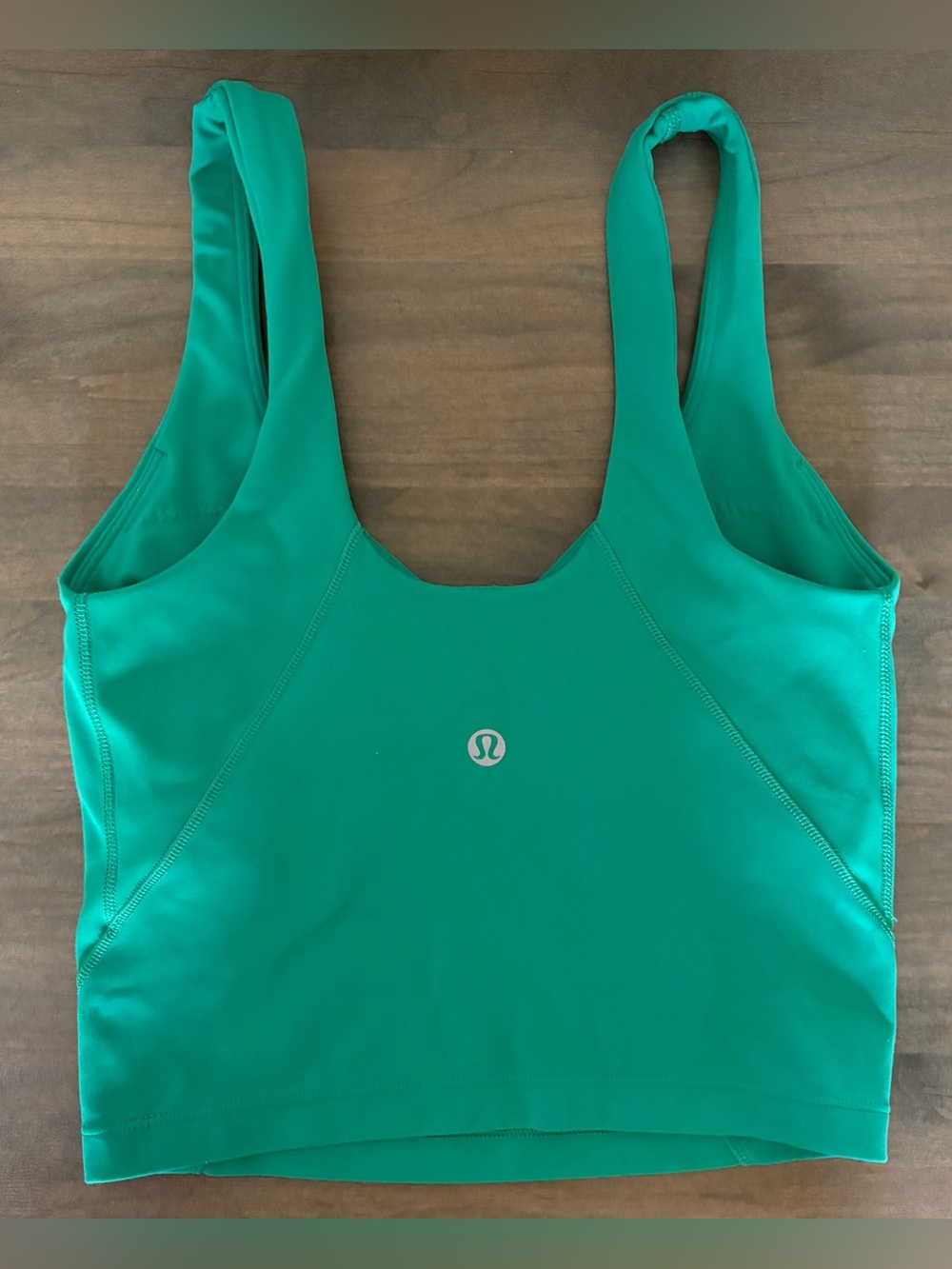 lululemon athletica Teal Green Supportive Crop Sports Bra